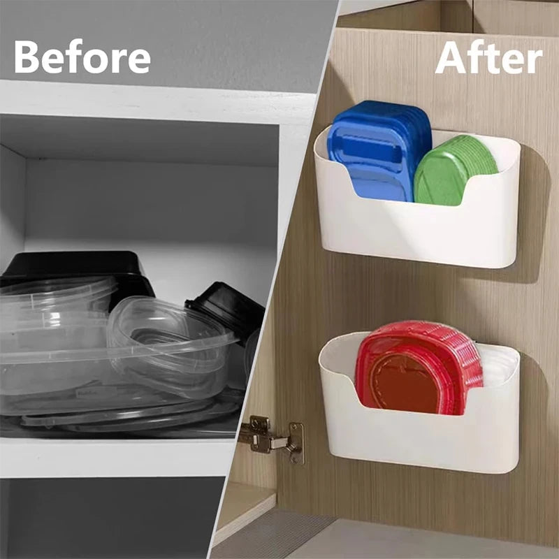 Organizador Adhesivo de Pared para Cocina