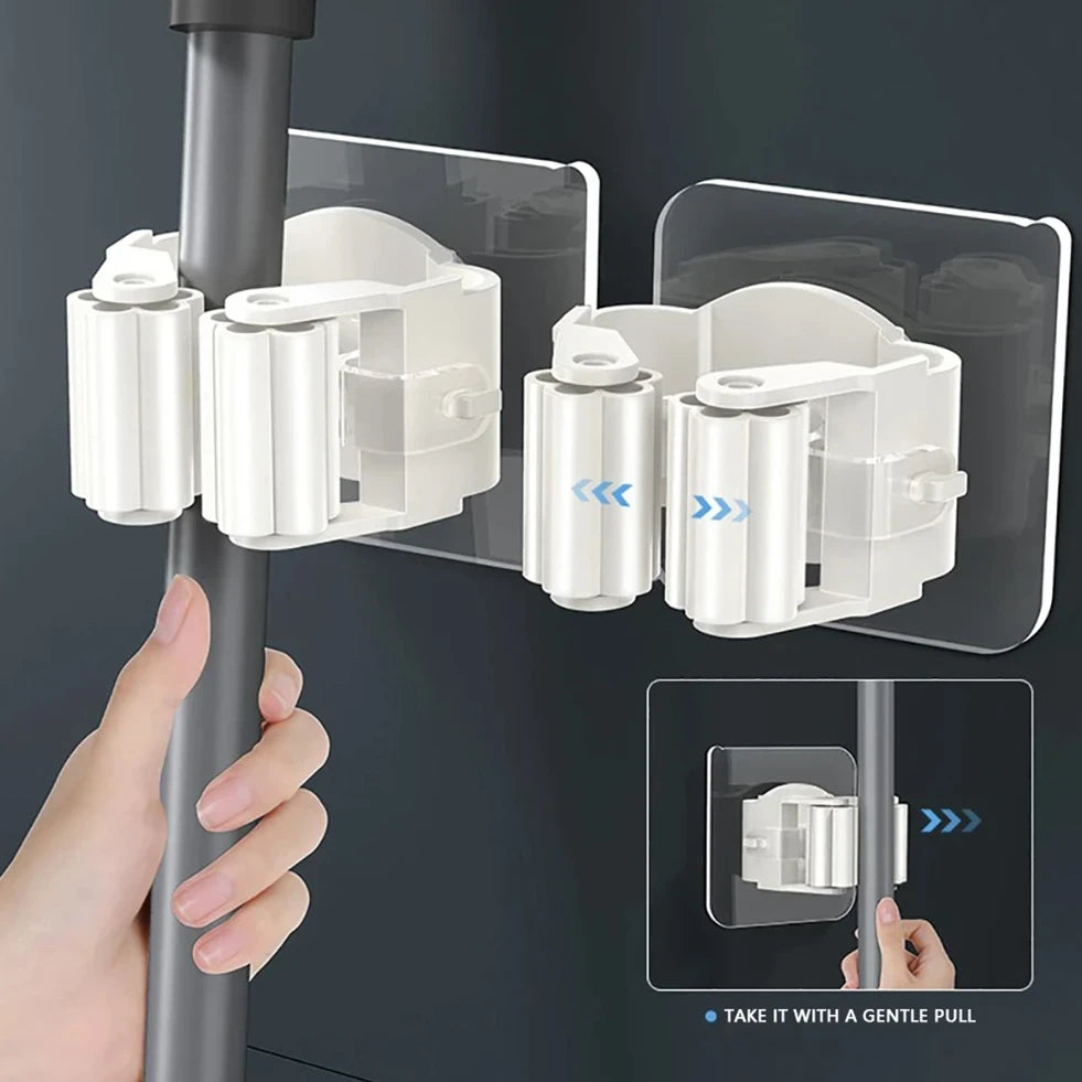Soporte Adhesivo Para Escobas